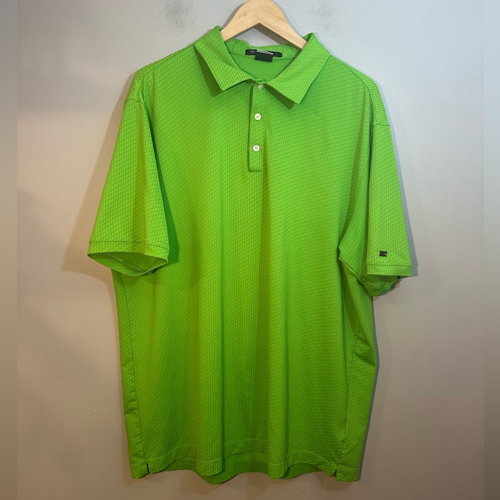 Nike Tiger Woods Collection Polo Shirt Dri-Fit Golf Men's XL Green